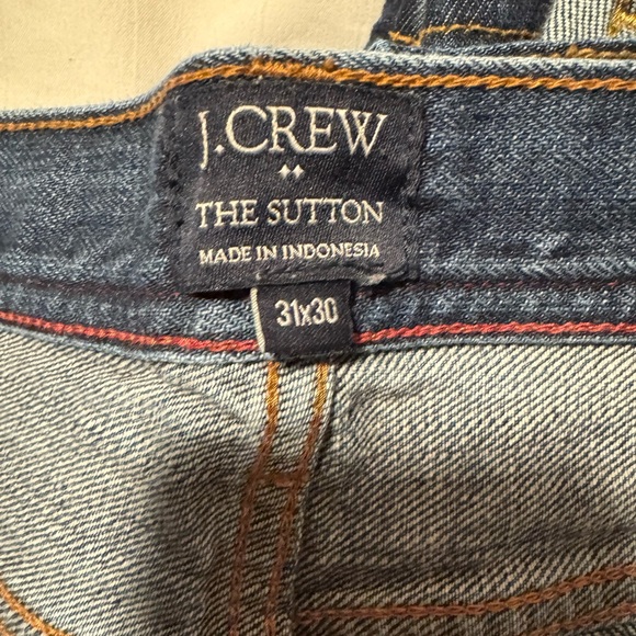 J Crew The Sutton Blue Jeans 31x30 EUC - Picture 2 of 3